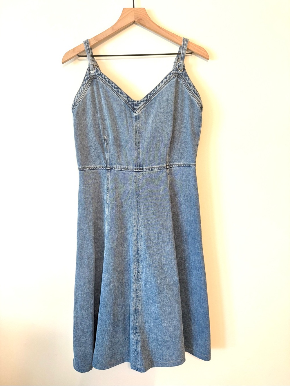 STEVE MADDEN Forever Blue Women's Harley Cotton Smocked-Back Dress - Picture 8 of 12